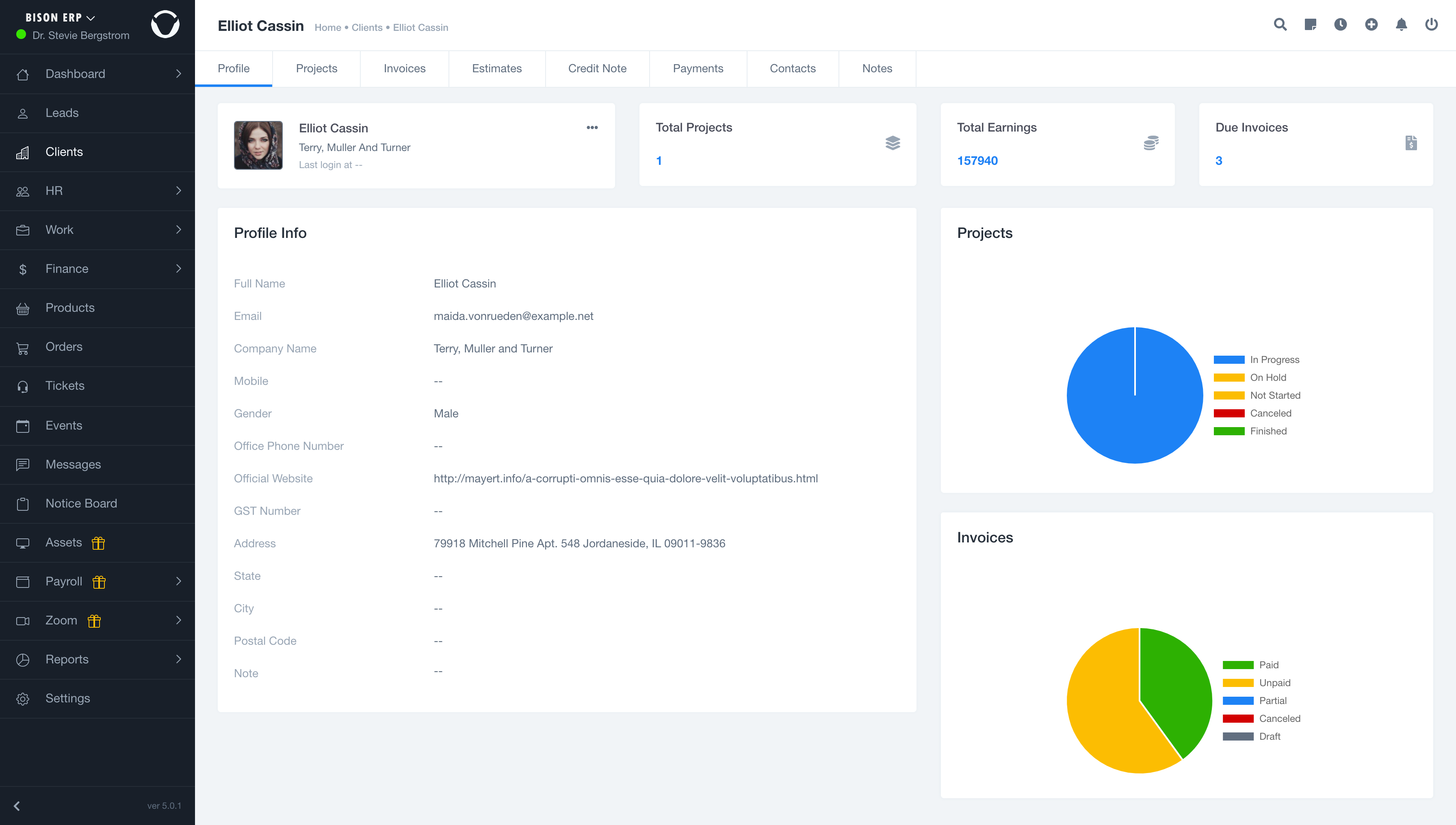 Gestion des Contacts